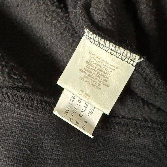 Callaway Golf Mock Neck 1/4 Zip Brushed Fleece Black Pullover Sweatshirt Size M - Picture 9 of 15